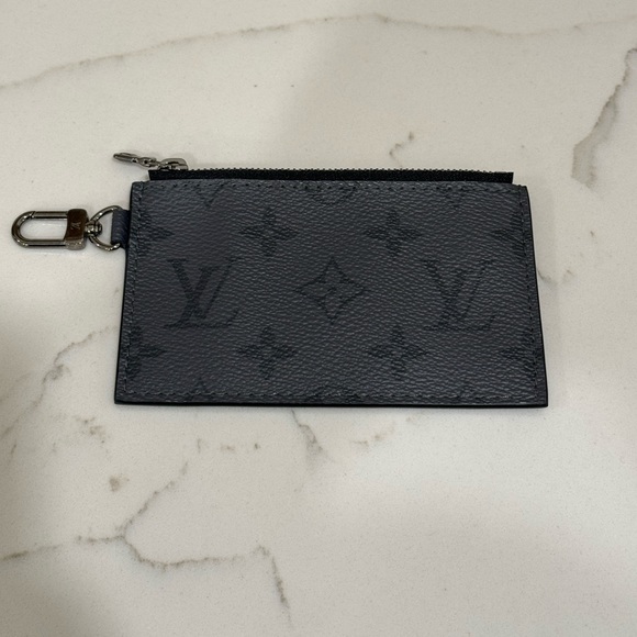 New Louis Vuitton Monogram Eclipse wallet card holder - Picture 5 of 10